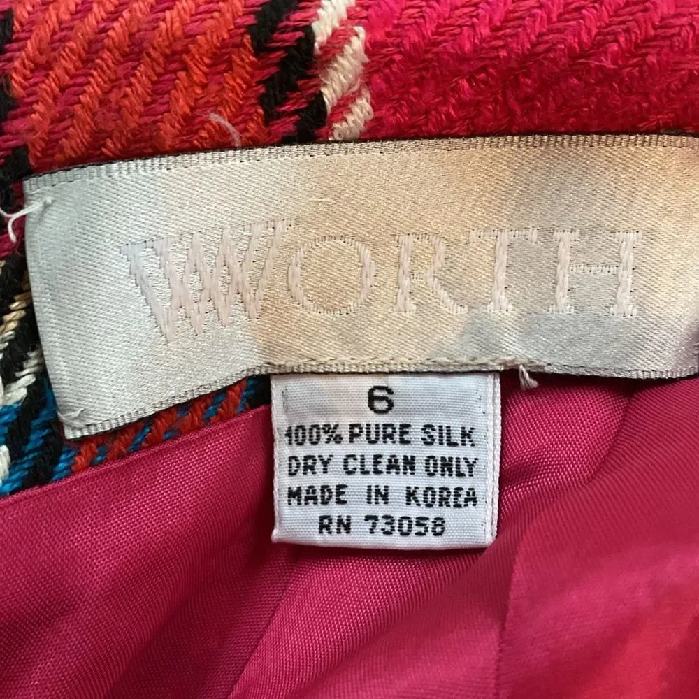 100% Silk Skirt - W by Worth - Size 6
